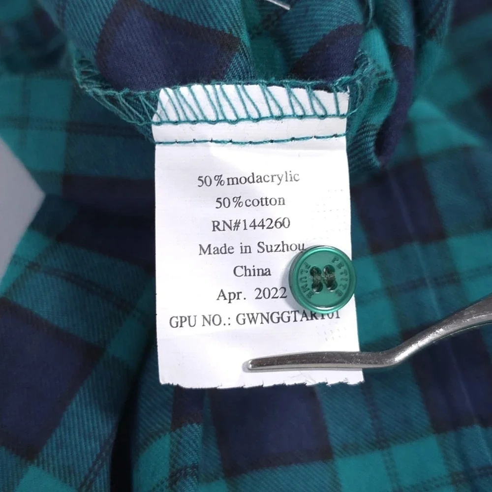 PETITE PLUME New Girls 2T Highland TartanFlannel Beatrice Nightgown Sleep Pajama